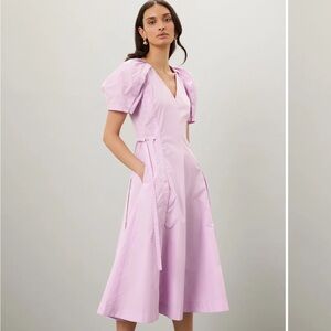 3.1 Philip Lim Puff Sleeve Midi Dress